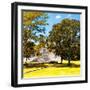 ¡Viva Mexico! Square Collection - Mayan Ruins with Fall Colors - Edzna-Philippe Hugonnard-Framed Photographic Print
