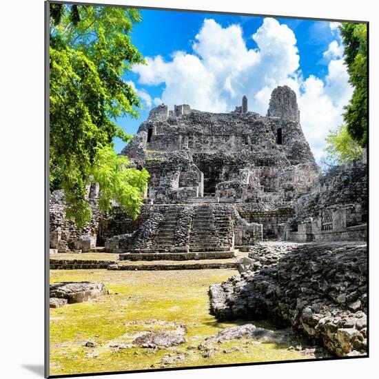 ¡Viva Mexico! Square Collection - Mayan Ruins-Philippe Hugonnard-Mounted Photographic Print