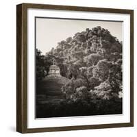 ¡Viva Mexico! Square Collection - Mayan Temple at Sunrise I-Philippe Hugonnard-Framed Photographic Print