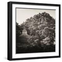 ¡Viva Mexico! Square Collection - Mayan Temple at Sunrise I-Philippe Hugonnard-Framed Photographic Print