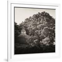 ¡Viva Mexico! Square Collection - Mayan Temple at Sunrise I-Philippe Hugonnard-Framed Photographic Print