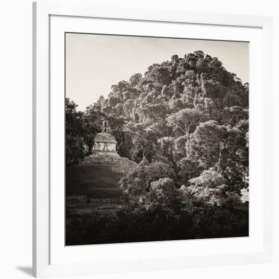 ¡Viva Mexico! Square Collection - Mayan Temple at Sunrise I-Philippe Hugonnard-Framed Photographic Print