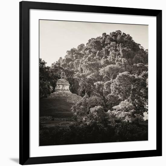 ¡Viva Mexico! Square Collection - Mayan Temple at Sunrise I-Philippe Hugonnard-Framed Photographic Print