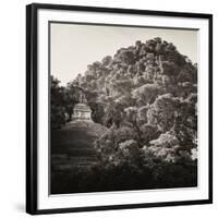 ¡Viva Mexico! Square Collection - Mayan Temple at Sunrise I-Philippe Hugonnard-Framed Photographic Print