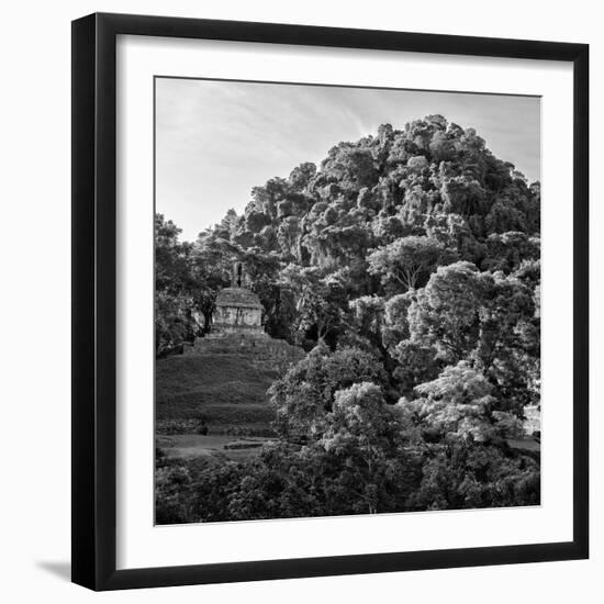 ¡Viva Mexico! Square Collection - Mayan Temple at Sunrise II-Philippe Hugonnard-Framed Photographic Print