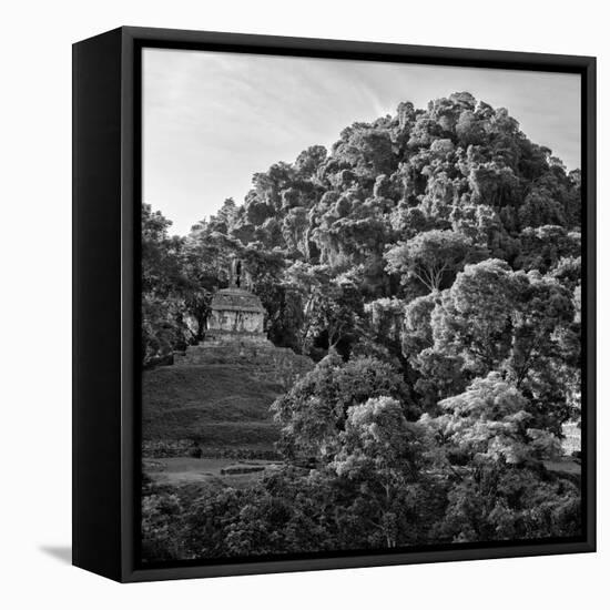¡Viva Mexico! Square Collection - Mayan Temple at Sunrise II-Philippe Hugonnard-Framed Stretched Canvas