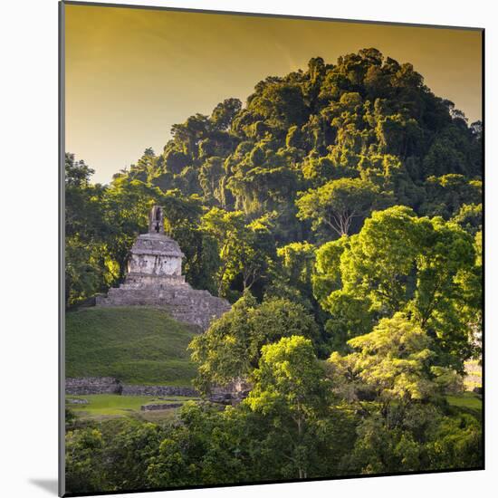 ¡Viva Mexico! Square Collection - Mayan Temple at Sunrise III-Philippe Hugonnard-Mounted Photographic Print