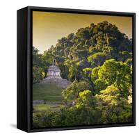 ¡Viva Mexico! Square Collection - Mayan Temple at Sunrise III-Philippe Hugonnard-Framed Stretched Canvas