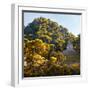 ¡Viva Mexico! Square Collection - Mayan Temple at Sunrise with Fall Colors-Philippe Hugonnard-Framed Photographic Print