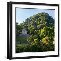 ¡Viva Mexico! Square Collection - Mayan Temple at Sunrise-Philippe Hugonnard-Framed Photographic Print