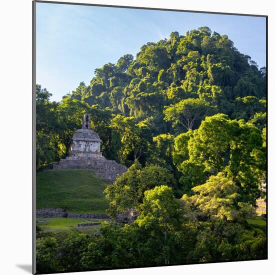 ¡Viva Mexico! Square Collection - Mayan Temple at Sunrise-Philippe Hugonnard-Mounted Photographic Print