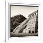 ¡Viva Mexico! Square Collection - Mayan Temple of Inscriptions in Palenque I-Philippe Hugonnard-Framed Photographic Print