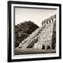 ¡Viva Mexico! Square Collection - Mayan Temple of Inscriptions in Palenque I-Philippe Hugonnard-Framed Photographic Print