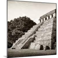 ¡Viva Mexico! Square Collection - Mayan Temple of Inscriptions in Palenque I-Philippe Hugonnard-Mounted Photographic Print