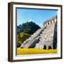 ¡Viva Mexico! Square Collection - Mayan Temple of Inscriptions in Palenque II-Philippe Hugonnard-Framed Photographic Print