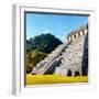 ¡Viva Mexico! Square Collection - Mayan Temple of Inscriptions in Palenque II-Philippe Hugonnard-Framed Photographic Print