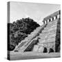 ¡Viva Mexico! Square Collection - Mayan Temple of Inscriptions in Palenque III-Philippe Hugonnard-Stretched Canvas