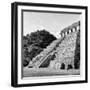 ¡Viva Mexico! Square Collection - Mayan Temple of Inscriptions in Palenque III-Philippe Hugonnard-Framed Photographic Print