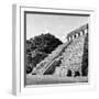 ¡Viva Mexico! Square Collection - Mayan Temple of Inscriptions in Palenque III-Philippe Hugonnard-Framed Photographic Print