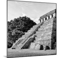 ¡Viva Mexico! Square Collection - Mayan Temple of Inscriptions in Palenque III-Philippe Hugonnard-Mounted Photographic Print