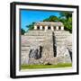 ¡Viva Mexico! Square Collection - Mayan Temple of Inscriptions in Palenque IV-Philippe Hugonnard-Framed Photographic Print