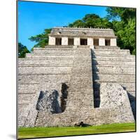 ¡Viva Mexico! Square Collection - Mayan Temple of Inscriptions in Palenque IV-Philippe Hugonnard-Mounted Photographic Print