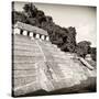 ¡Viva Mexico! Square Collection - Mayan Temple of Inscriptions in Palenque IX-Philippe Hugonnard-Stretched Canvas