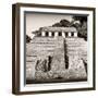 ¡Viva Mexico! Square Collection - Mayan Temple of Inscriptions in Palenque V-Philippe Hugonnard-Framed Photographic Print