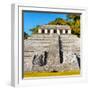 ¡Viva Mexico! Square Collection - Mayan Temple of Inscriptions in Palenque VI-Philippe Hugonnard-Framed Photographic Print