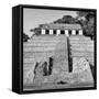 ¡Viva Mexico! Square Collection - Mayan Temple of Inscriptions in Palenque VII-Philippe Hugonnard-Framed Stretched Canvas