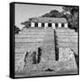 ¡Viva Mexico! Square Collection - Mayan Temple of Inscriptions in Palenque VII-Philippe Hugonnard-Framed Stretched Canvas