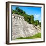 ¡Viva Mexico! Square Collection - Mayan Temple of Inscriptions in Palenque VIII-Philippe Hugonnard-Framed Photographic Print