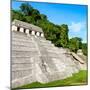 ¡Viva Mexico! Square Collection - Mayan Temple of Inscriptions in Palenque VIII-Philippe Hugonnard-Mounted Photographic Print