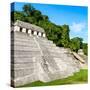 ¡Viva Mexico! Square Collection - Mayan Temple of Inscriptions in Palenque VIII-Philippe Hugonnard-Stretched Canvas