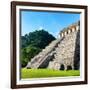 ¡Viva Mexico! Square Collection - Mayan Temple of Inscriptions in Palenque-Philippe Hugonnard-Framed Photographic Print