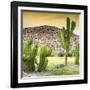 ¡Viva Mexico! Square Collection - Mexican Cactus at Sunset-Philippe Hugonnard-Framed Photographic Print