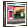 ¡Viva Mexico! Square Collection - Mexican Colorful Facades III-Philippe Hugonnard-Framed Photographic Print