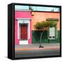 ¡Viva Mexico! Square Collection - Mexican Colorful Facades III-Philippe Hugonnard-Framed Stretched Canvas