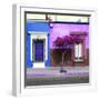 ¡Viva Mexico! Square Collection - Mexican Colorful Facades IV-Philippe Hugonnard-Framed Premium Photographic Print