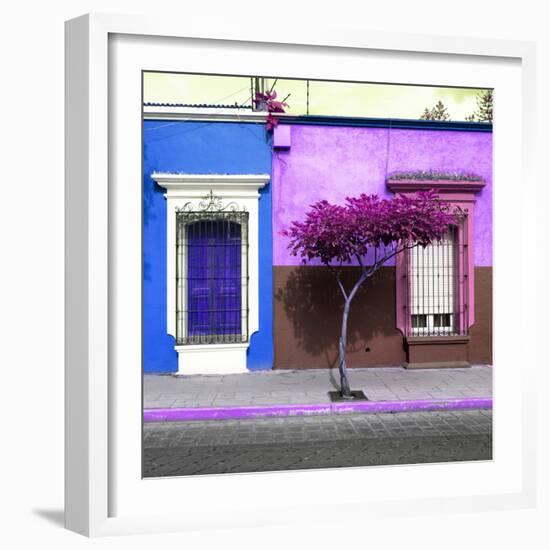 ¡Viva Mexico! Square Collection - Mexican Colorful Facades IV-Philippe Hugonnard-Framed Photographic Print