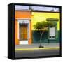 ¡Viva Mexico! Square Collection - Mexican Colorful Facades V-Philippe Hugonnard-Framed Stretched Canvas