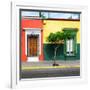 ¡Viva Mexico! Square Collection - Mexican Colorful Facades-Philippe Hugonnard-Framed Photographic Print