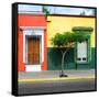 ¡Viva Mexico! Square Collection - Mexican Colorful Facades-Philippe Hugonnard-Framed Stretched Canvas