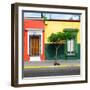 ¡Viva Mexico! Square Collection - Mexican Colorful Facades-Philippe Hugonnard-Framed Photographic Print