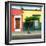 ¡Viva Mexico! Square Collection - Mexican Colorful Facades-Philippe Hugonnard-Framed Photographic Print