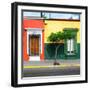 ¡Viva Mexico! Square Collection - Mexican Colorful Facades-Philippe Hugonnard-Framed Photographic Print