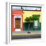 ¡Viva Mexico! Square Collection - Mexican Colorful Facades-Philippe Hugonnard-Framed Photographic Print