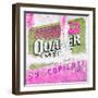 ¡Viva Mexico! Square Collection - Mexican Pink Grunge Wall-Philippe Hugonnard-Framed Photographic Print