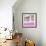 ¡Viva Mexico! Square Collection - Mexican Pink Grunge Wall-Philippe Hugonnard-Framed Photographic Print displayed on a wall