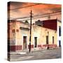 ¡Viva Mexico! Square Collection - Mexican Street at Sunset-Philippe Hugonnard-Stretched Canvas
